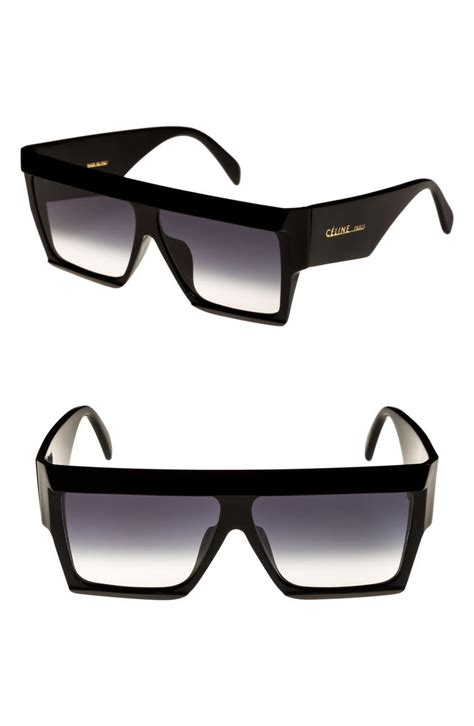 celine flat top sunglasses nordstrom|celine 60mm flat top sunglasses.